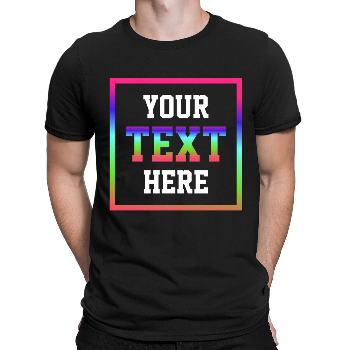 Personalised Your Text Here Stag Do Hen Party Custom Mens Womens T-Shirt Mens Womens Tees Tops #DNE_viptrois.com