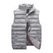 Men's Clothing Vest Stand Collar Cotton Jacket Vest Jacket Down Cotton Vest Waistcoat_viptrois.com
