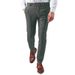Men's Wool-Like Checkered Dress Pants - European Slim Fit Trousers With Micro-Stretch, Versatile Office & Casual Wear_viptrois.com