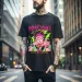 MENS WOMENS Ryomen Sukuna T-Shirt Mens Womens Tees Top Jujutsu Kaisen Anime Itadori Black T-Shirt Mens Womens Tees Top Strong 014_viptrois.com