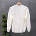2024 Autumn And Winter New Trend Personalized Printed Men's Sweatshirt Korean Version Slim Fit Pullover Round Neck Bottoming Shirt Men's T Shirt_viptrois.com