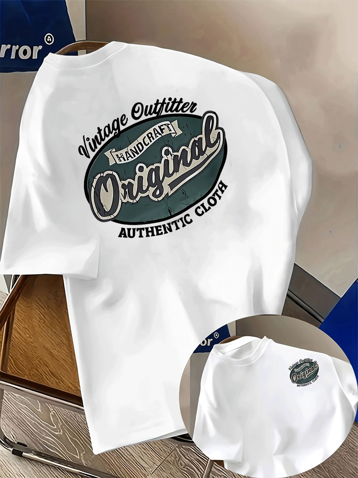 Maglietta Grafica Basic Casual Uomo Realizzata Al 100% Cotone 180g, Comoda Per Outfit Quotidiani Estivi_viptrois.com