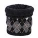 Women's Scarves outdoor neck protection collar knitted wool warm pullover plaid scarf women's velvet scarf_viptrois.com