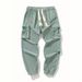 Men's Clothing Hot Selling Corduroy Large Size Men's Overalls Handsome Cuffed Trousers Fashionable And Versatile_viptrois.com