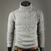 New Men's Thickened Turtleneck Sweater Youth Long Sleeve Warm Trend Knitted Sweater Men's Top FG_viptrois.com