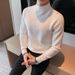 Slim-Fit Mid-Crew Neck Sweater – Lightweight Knit Pullover For Layering (M-XXXL, Poly-Blend Thermal Base Layer, Streetwear Essential)_viptrois.com