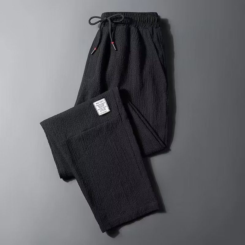 Men's Summer Casual Pants – Lightweight Stretch Joggers With Drawstring Waist, Breathable & Quick-Dry (M-5XL)_viptrois.com