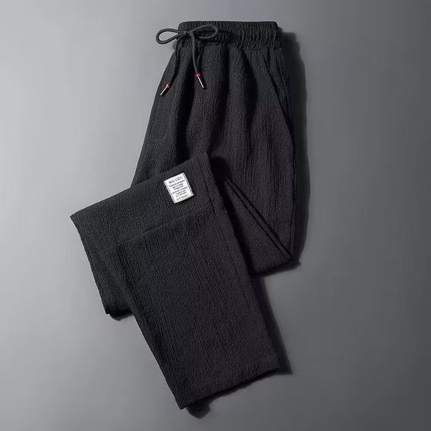 Men's Summer Casual Pants – Lightweight Stretch Joggers With Drawstring Waist, Breathable & Quick-Dry (M-5XL)_viptrois.com