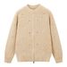Men's Distressed Knit Cardigan Sweater - Casual Loose Fit Round Neck Pullover For Autumn Winter Fashion Trends_viptrois.com