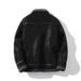 Men’s Oversized Faux Shearling Jacket – Streetwear Winter Coat With Zip Closure (Sizes M-5XL, Black)_viptrois.com