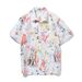Men's Clothing Men's Hawaiian Floral Shirt – Stylish Short Sleeve Beach Shirt With Tropical Print, Breathable & Lightweight For Summer_viptrois.com