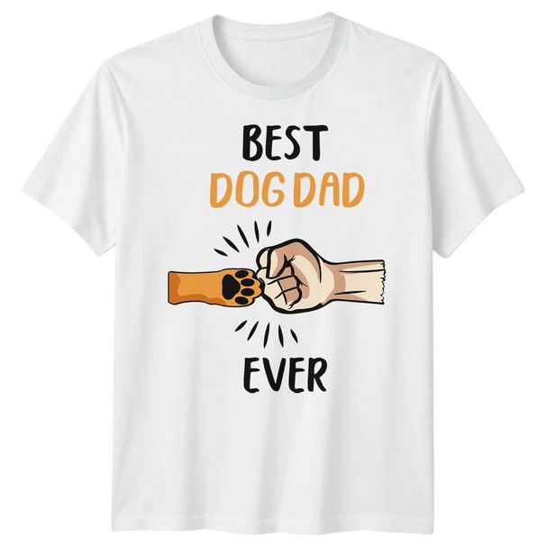 Men Fist Bump Paw Funny Fathers Day T-Shirt Mens Womens Tees Top Tee Best Dad Ever Papa Life Daddy#FD_viptrois.com