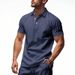 Men's Premium Linen-Blend Polo Shirt – Breathable Short-Sleeve Casual Top With Reinforced Collar – Slim Fit Summer Essential For Work & Travel_viptrois.com