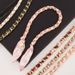 Bag Straps Single-shoulder Replacement Bag Chain, Silk Scarf Woven Decorative Bag Strap, Bag Chain, Long Metal, Simple Hand-held Underarm_viptrois.com