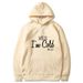Women's Top Autumn Winter Yes I'm Cold Printed Casual Loose Sweatshirt_viptrois.com