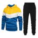 Men's Fleece Hoodie & Jogger Set - Soft & Warm Two-Piece Outfit For Casual & Sports (S-XXXL, 7 Colors)_viptrois.com