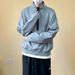 Big Zipper Stand Up Collar Hoodie For Men, Versatile For Winter High Street, Loose Fitting Top, Trendy Brand Casual Couple Jacket_viptrois.com