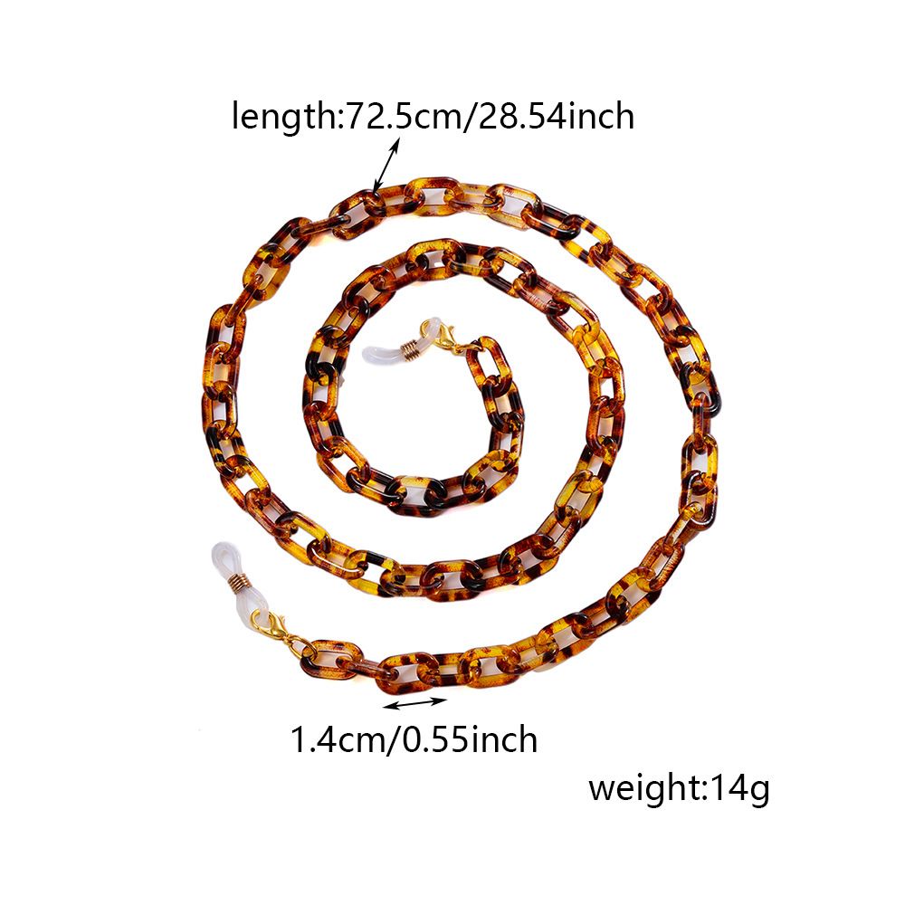 New Mask Hanging Glasses Personality Leopard Print Fashion Colorful Neck Strap Anti-Slip Chain_viptrois.com