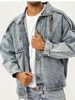 Men's Clothing American Retro Loose Jacket Long Sleeve Casual Trend New Men's Denim Tops Coat_viptrois.com