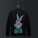 Men's Clothing Long Sleeved T Shirt Men's Ins Trendy Hot Diamond Rabbit Versatile Clothes Men's Trendy Brand Large Size T Shirt Autumn Slim Fit_viptrois.com