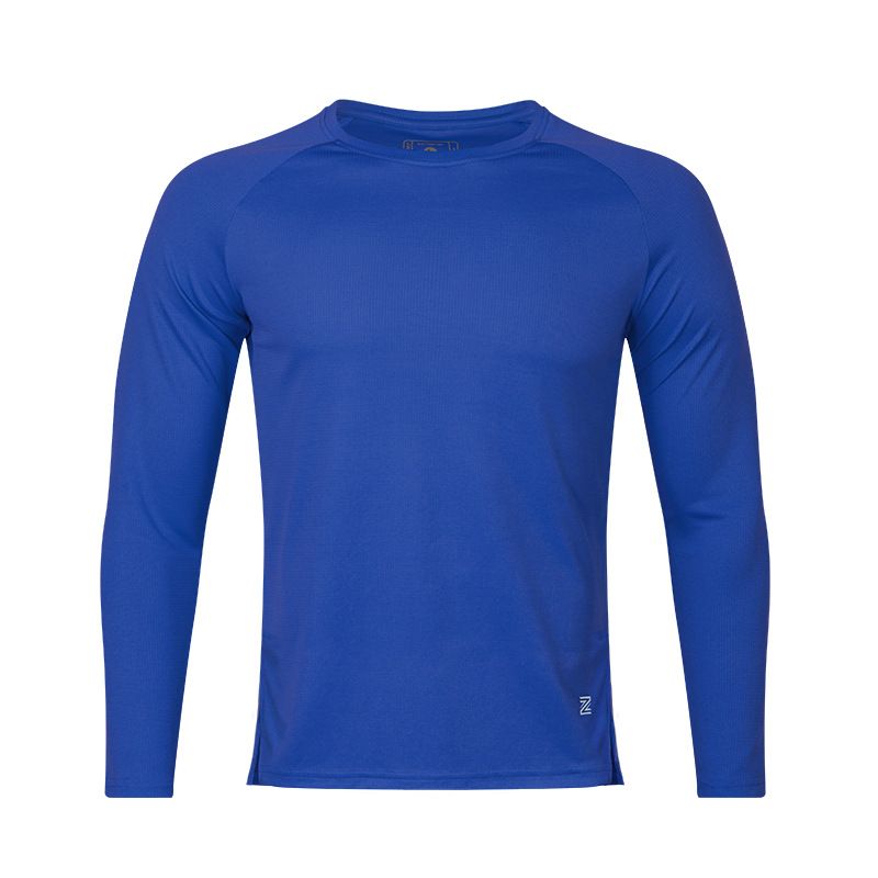 Men's Clothing Sports T Shirt Men's Training Quick Drying Clothes Fitness Clothes Autumn And Winter Thin Loose Casual Running Breathable Long Sleeves_viptrois.com