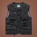 Men's Clothing Multi-Pocket Tactical Vest For Outdoor Activities, Photography, Fishing & Work - Lightweight, Breathable, Durable Nylon Blend_viptrois.com