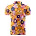 Unbeatable Quality 2025 New Casual Short Sleeved Henry Shirt, Independence Day Element Three Button Men's Shoulder Polo Shirt_viptrois.com
