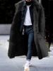 CT Hot-Selling Shearling Men's Coat Leather Wool Jacket Four Colors Eight Sizes Extra Long_viptrois.com