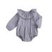 Kids' Clothing Long Sleeved Striped Romper_viptrois.com