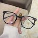 Cold Tea Color Glasses For Women With Myopia, Korean Style, Trendy, Customizable Prescription, Ultra-Light, Anti-Blue_viptrois.com