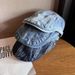 Women's Hats New Retro Denim Striped Newsboy Cap For Women Vintage Personality All Match Backwards Forward Cap For Men_viptrois.com