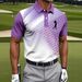 Men's Clothing Golf Ball Pattern Polo Shirt 3D Print Business Short Sleeve Fashion Top For Men New Style_viptrois.com