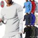 2023 Spring And Autumn Men's Long Sleeve Round Neck Solid Color Base T-Shirt_viptrois.com