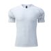 Men's Clothing Sports T Shirt Quick Drying Short Sleeved Top Ice Silk Stretch Fitness Clothes Outdoor Running Training Clothes_viptrois.com