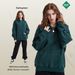 Pure Pure 2025 Autumn Winter New Patchwork Fleece Hooded Brand For Men European And American Solid Color Basic Blank Trendy Men's_viptrois.com