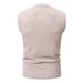 Knitted Vest For Men, New Autumn And Winter Vest, Youth Simple Casual Striped Jacquard Sweater_viptrois.com