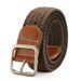 No Punch Belt Women's Versatile Jeans Canvas Belt Braided Elastic Pin Buckle Student Lazy Cloth Belt_viptrois.com
