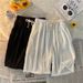 Men's Clothing Men's Casual Striped Ice Silk Shorts Stylish Inspired Trendy Cool Style Versatile Five Point Pants_viptrois.com