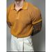 Men's Summer Honeycomb Hollow Polo Shirt - Short Sleeve Business Casual T-Shirt With Shirt Collar_viptrois.com
