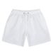 New Men's Quick Drying Swim Trunks Solid Color Casual Beach Shorts Four Point Lined Design_viptrois.com