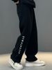 Men's Embroidered Straight Leg Harem Pants American High Street Casual Sports Wear Spring/Summer Trendy Couple Loose Fit_viptrois.com