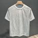 Trendy Brand Round Neck Light Luxury Men's T-shirt Summer New Loose Casual Versatile Half-sleeved Men's Short-sleeved Top_viptrois.com