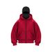 Men's Clothing Autumn Ins New Hooded Sweater Short Jacket Men And Women Double Hat Autumn And Winter Couple Pure Cotton_viptrois.com
