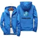 Mens Waterproof Windproof - Lightweight Sportswear Jacket With Zipper Closure, Casual Outdoor Style, Ideal For Daily_viptrois.com