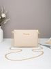 Women's Crossbody Clutch Bag - Stylish Striped Chain Shoulder Bag 2-in-1 Convertible Handbag For Casual & Evening Use_viptrois.com