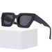 Men's Sunglasses Square Frame Matching Sunglasses Punk Style Sweet And Cool Fashion Sunglasses Personality Street Shooting Concave Shape Flat Glasses_viptrois.com