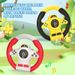 360° Rotating Kids Steering Wheel Toy With 2 Buttons & Realistic Sound Effects - Interactive Pretend Play Car Toy For Children Ages 4-6 (Red/Yellow,_viptrois.com
