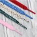 Flat Single Layer Mesh Belt Printing Splash Shoelaces White Shoes Fancy Color 1970 Creative Shoelaces_viptrois.com