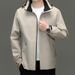 2024 Men's Business Solid Color Spring And Autumn Removal Hat Jacket High-end Trend Casual Versatile Jacket_viptrois.com