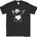 Panda With Guns T-Shirt Mens Womens Tees Top Funny Animal Bear Humor Novelty Gift Tee_viptrois.com